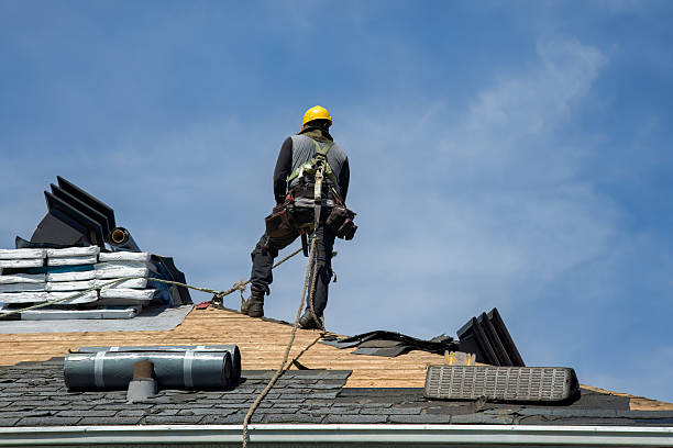 Professional Roofing technician working in Jesse, WV